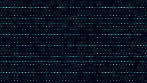 Blue Light Triangular Grid Pattern With Varied Shades Video Background Stock Footage 338220372