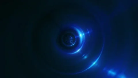 Blue Light Tunnel VJ Loop Video stock 329977178