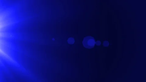 Blue light for video intro background, isolated on black background Stock Footage 121251704