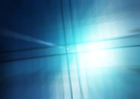 Blue Light Wave Abstract Background Stock Photos