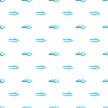 Blue lightning arrow pattern creating a seamless background 스톡 일러스트