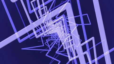 Blue Lightning Bolt Zoom Stock Footage 100447830