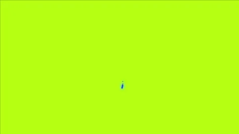 Blue lightning effect animation. Perfect for cartoon videos Stock Footage 273276536
