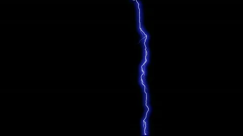 Blue lightning Stock Footage 500782