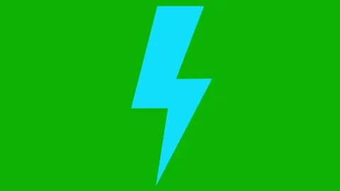 Blue lightning green Stock Footage 251650314