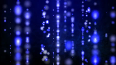 Blue Lights and light strings background Stock Footage 236711543