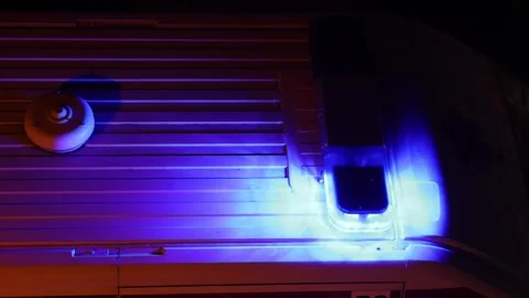 Blue Lights Ems Top Stock Footage 343870596