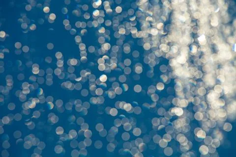 Blue Lights Festive background Stockfoto's