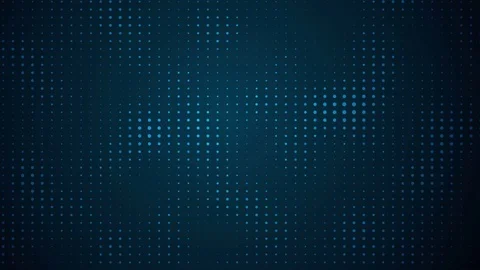 Blue lights in gride pattern fade in and out Stock Footage 85670735