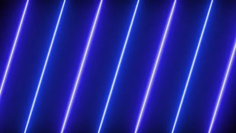 Blue lights lines glow animation loop  Stock-Footage 237292091
