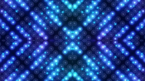 Blue Lights Panel Abstraction Looped Video Stock Footage 155229486