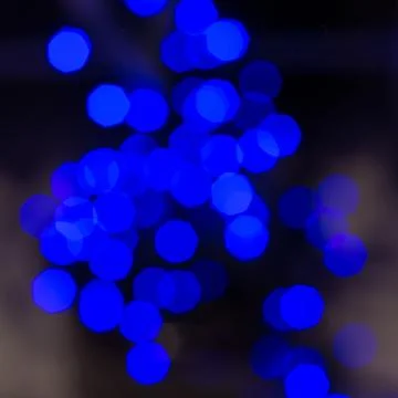 The blue lights Stock Photos