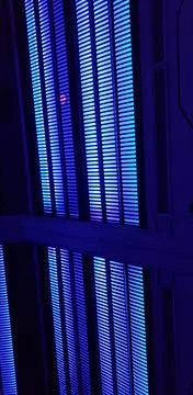 Blue lights Foto stock