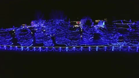 Blue Lights Tracking 4 Stock Footage 166570344