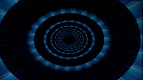 Blue lights tunnel vj loop Video stock 67993260