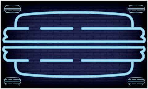 Blue line artwork on dark background Stock Illustration