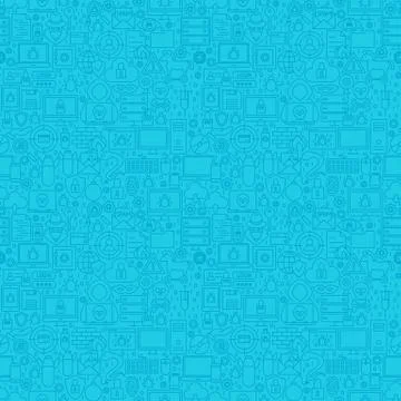 Blue Line Cyber Crime Pattern 스톡 일러스트