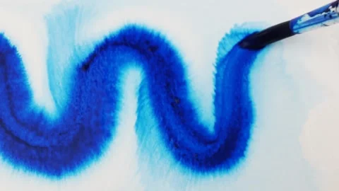 Blue line Stock Footage 302216824