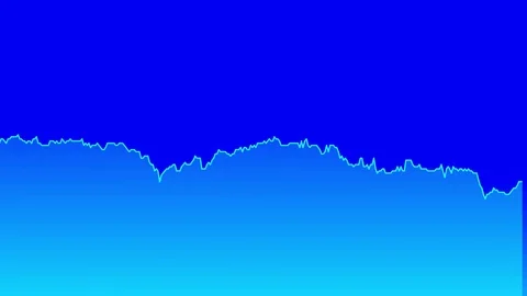 Blue line graph on blue background chart of stock market investment trading. Stock Footage 83237878