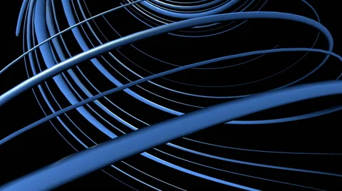 Blue line helix Video stock 55361281