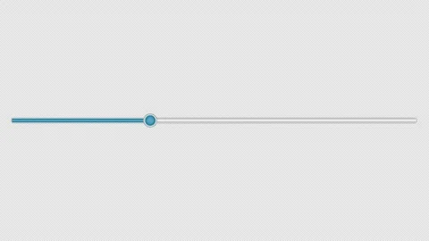 Blue line loading animation with slider on transparent background in good q.. Stock Footage 312987122
