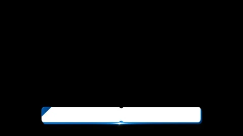 Blue Line Lower Third Stock Footage 96560601