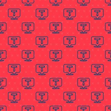 Blue line Multi-Function All-In-One portable skate tool T-tool for skateboa.. Stock Illustration