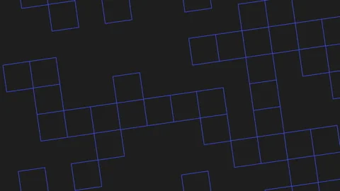 Blue line pattern on black background versatile design element or standalone art Stock Footage 270406638