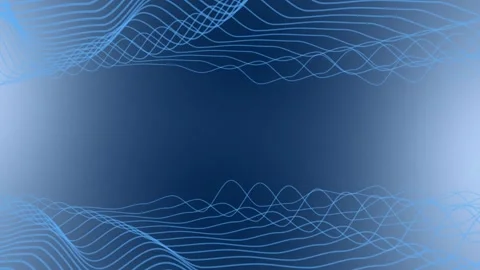 Blue line wiggle with background gradation animation HD Stock Footage 304953313