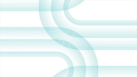 Blue linear pattern abstract geometric tech motion background Stock Footage 244364776