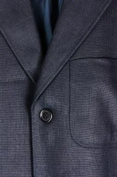 Blue linen jacket Foto stock