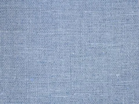 Blue linen texture pattern as background. Stock Photos