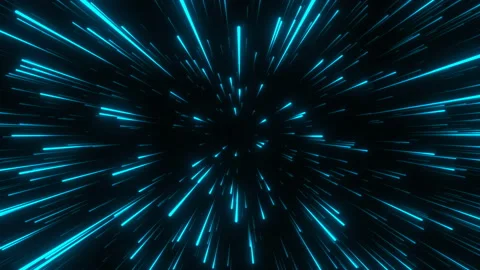 Blue lines abstract background light explosion Stock Footage 208834853