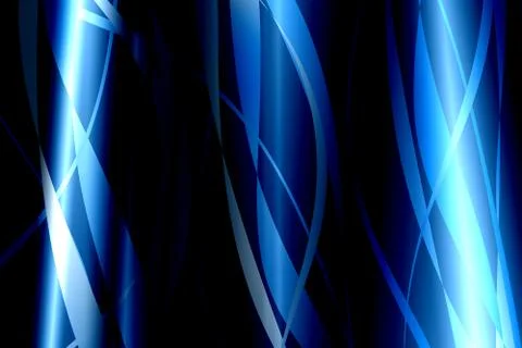 Blue lines abstract on dark background Иллюстрация