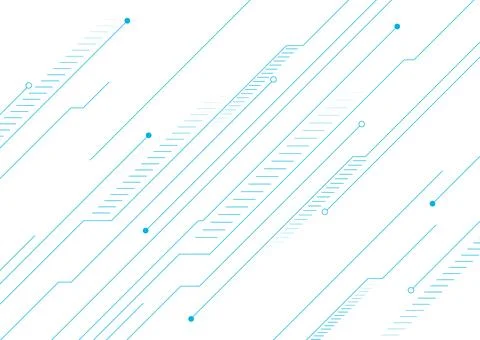 Blue lines abstract technology geometric background イラスト素材