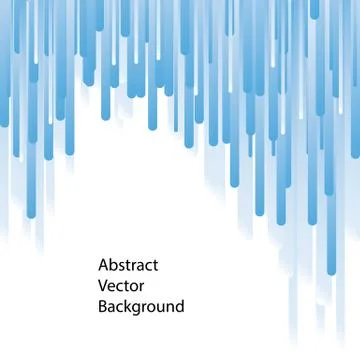 Blue lines abstract vector background Stock Illustration