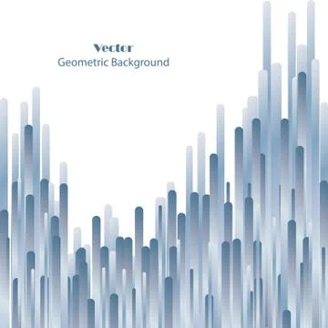 Blue lines abstract vector background Stock Illustration