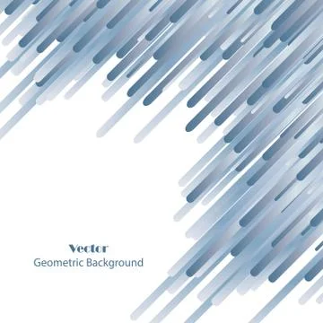 Blue lines abstract vector background Stock Illustration