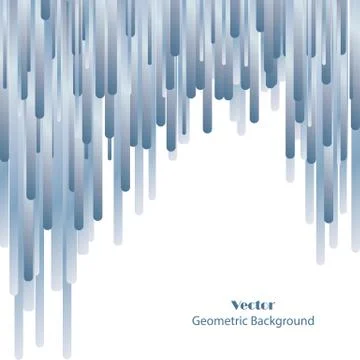 Blue lines abstract vector background Stock Illustration