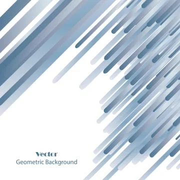 Blue lines abstract vector background Stock Illustration