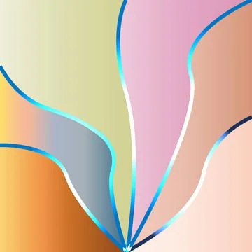 Blue lines background. Stock Illustration