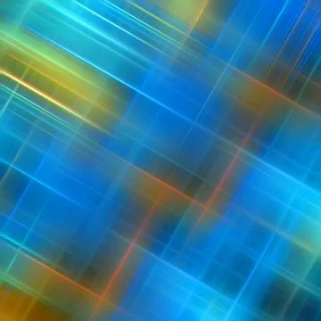 Blue Lines Blurred Background 库存插图