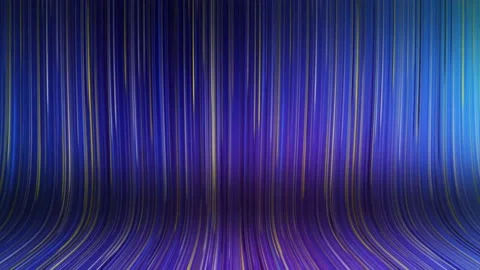 Blue Lines Curved Flow Animation. Data Flow Concept. Stock Footage 204944441