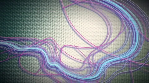 Blue lines on metallic motion background d4150J F Stock Footage 617292