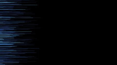 Blue lines moving horizontally - distortion in the middle Stock Footage 123849809