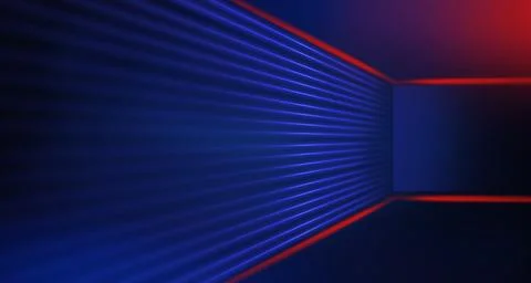 Blue lines in perspective concept series Иллюстрация
