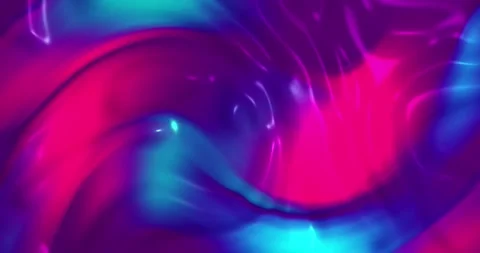 Blue Liquid Abstract 4K Animation Stock Footage 168310095