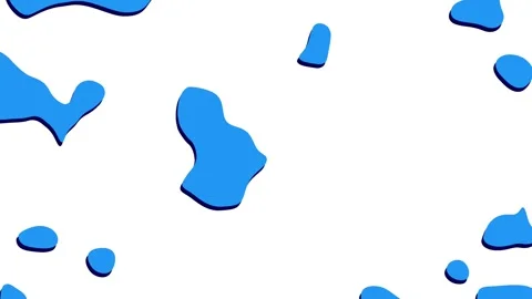 Blue liquid abstract animation Stock Footage 326371471