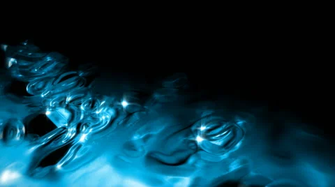 Blue liquid abstract background seamless loop Video stock 61671891