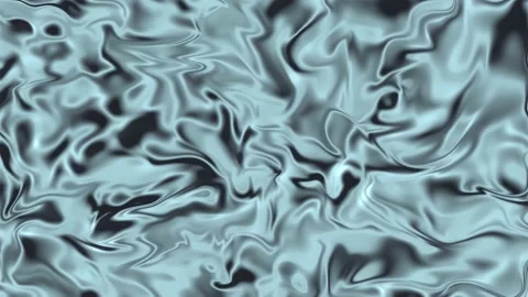 Blue Liquid Background Waving Water Fluid Texture Metal Moving Pattern Stock Footage 157889937